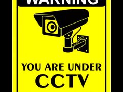 Sign warning you are under cctv surveillance